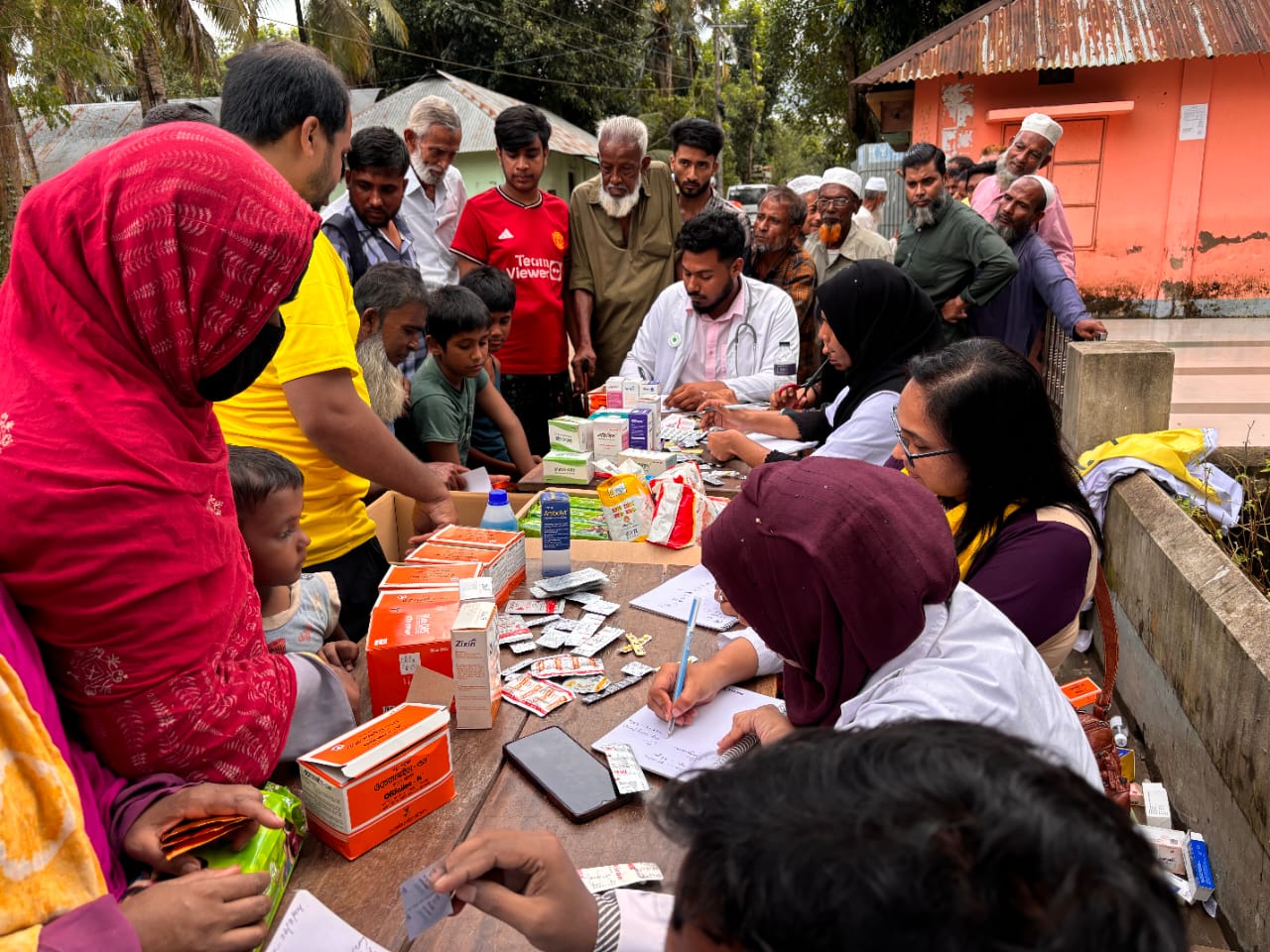 Bangladesh Bondhu Foundation (Bondhu) conducted a aedical camp in 2024 at Noakhali.jpg